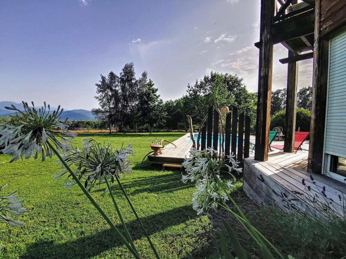 La Roulotte Du Cagire - 4 Pers - Pyrenees Pensionat Villeneuve-de-Rivière Exteriör bild