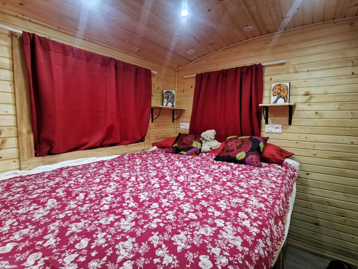 La Roulotte Du Cagire - 4 Pers - Pyrenees Pensionat Villeneuve-de-Rivière Exteriör bild